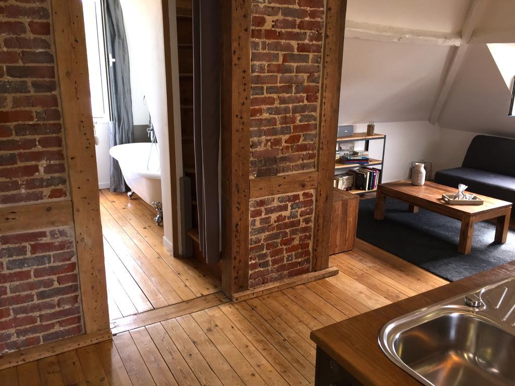 Апартаменты Le Loft Du Clocheton Этрета Экстерьер фото