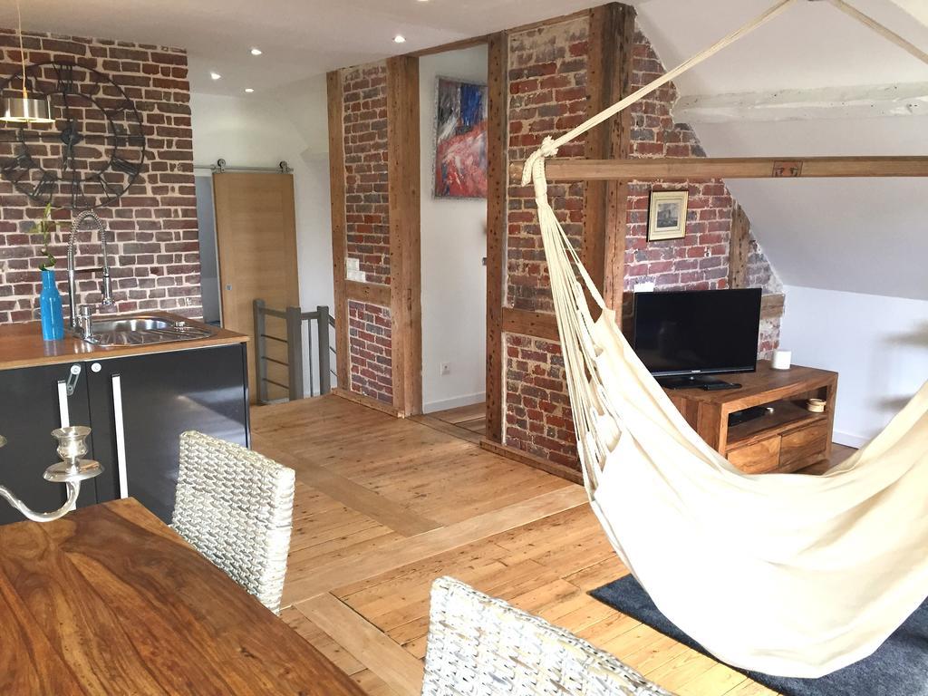 Апартаменты Le Loft Du Clocheton Этрета Экстерьер фото